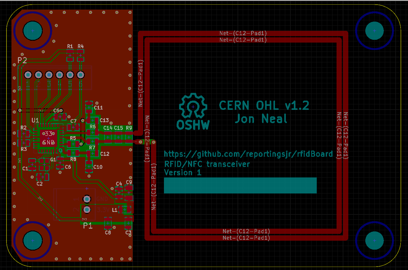 Zif Rf Antenna Design For Nfc And Bluetooth Task 122 Rfc Hwallet 1 Design